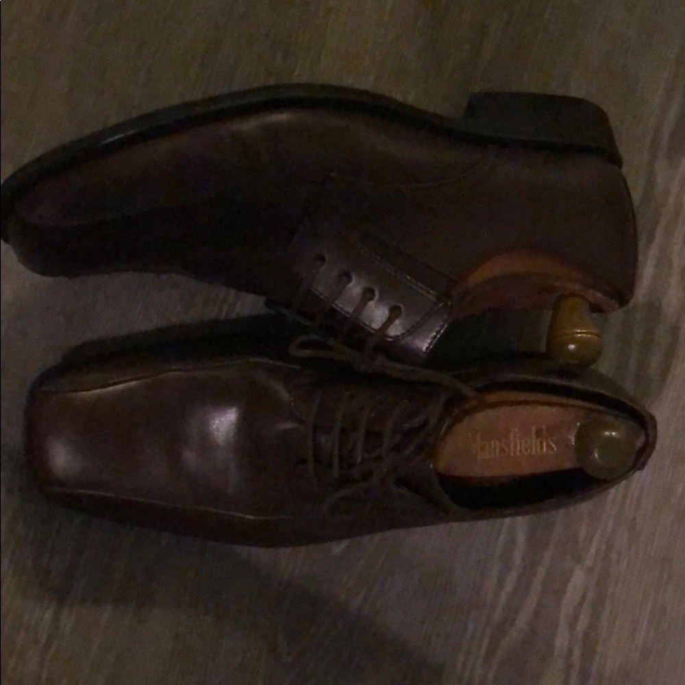 Alfani brown dress shoes. Size 10.5 like new